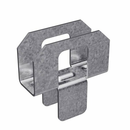 SIMPSON STRONG TIE Simpson Strong-Tie Galvanized Silver Steel Panel Sheathing Clip, 50PK PSCL 7/16-R50